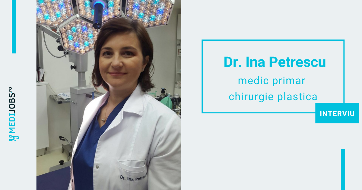 Femei in chirurgie | Dr. Ina Petrescu, medic primar chirurgie plastica si microchirurgie reconstructiva