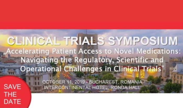 Clinical Trial Symposium 2019, Primul Eveniment din Romania Dedicat Studiilor Clinice, se Desfasoara pe 11 Octombrie la Bucuresti