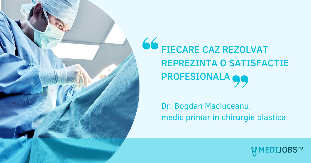 INTERVIU | Dr. Bogdan Maciuceanu, medic primar  chirurgie plastica, estetica si microchirurgie reconstructiva