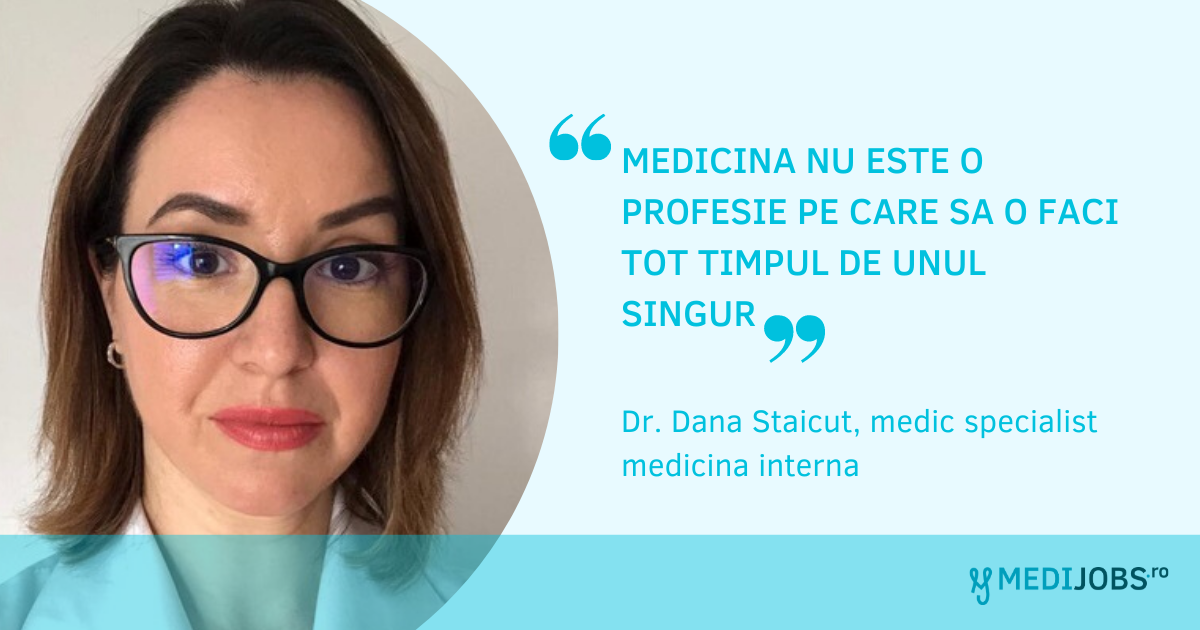 INTERVIU | Dr. Dana Staicut, medic specialist medicina interna
