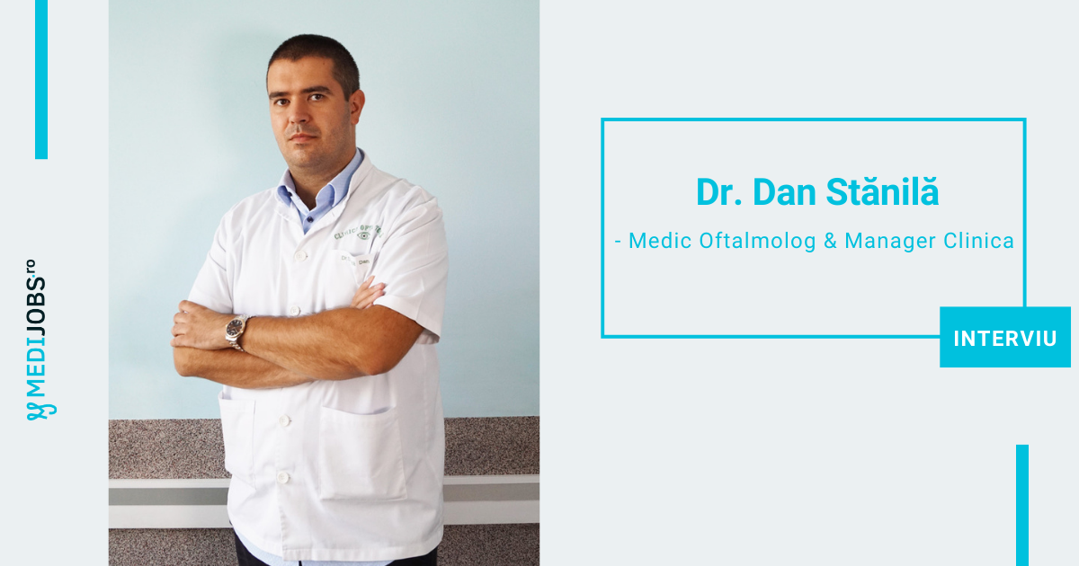 INTERVIU | Dan Stănilă, Medic și Manager Clinica Ofta Total
