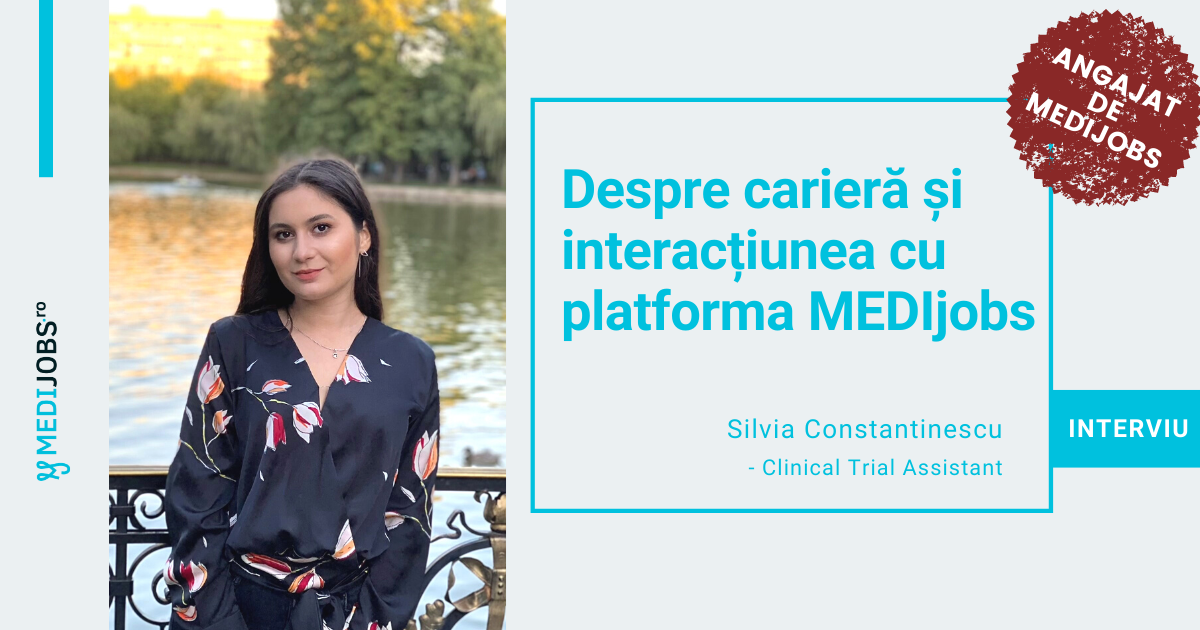 INTERVIU | Silvia Constantinescu, Clinical Trial Assistant