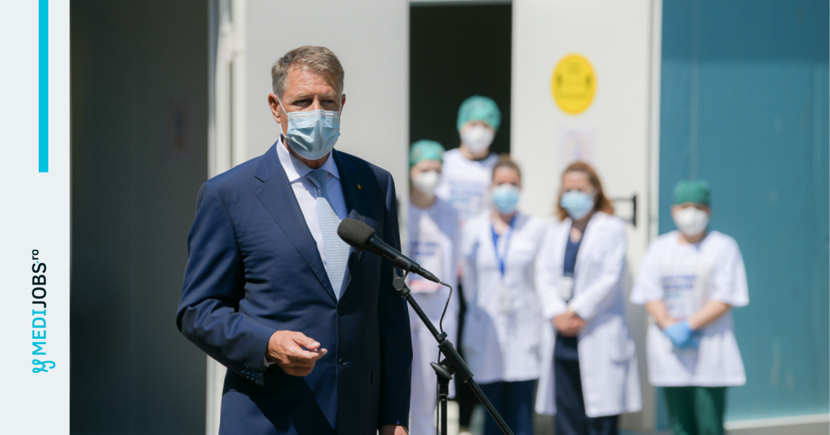 Preşedintele Klaus Iohannis a vizitat Unitatea de Primiri Urgenţe a Spitalului Bagdasar-Arseni