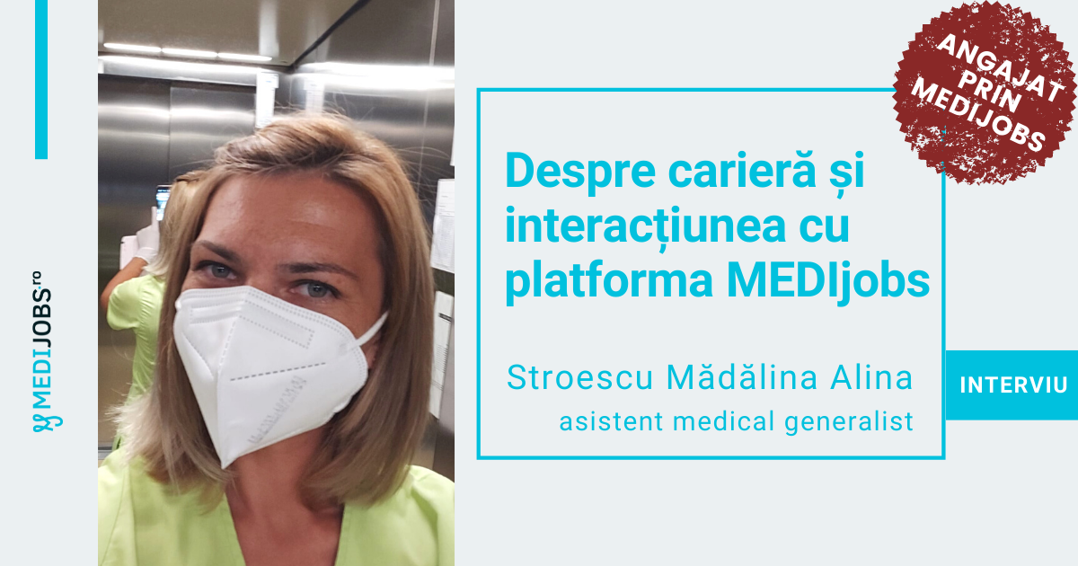 INTERVIU | Stroescu Mădălina Alina, asistent medical: Mi-a plăcut întotdeauna să ofer sprijin necondiționat